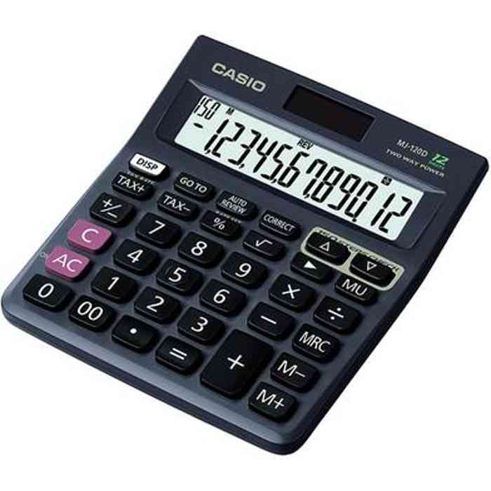 Casio MJ-120D Desktop Check and Correct Desktop Calculator